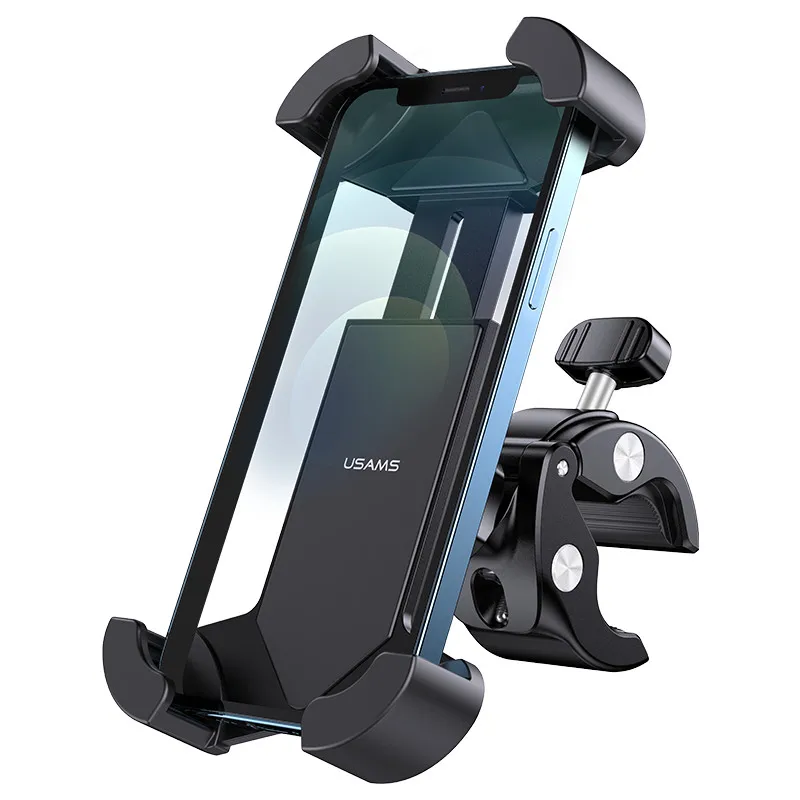USAMS High Quality Motorbike Phone Holder 360 Degree Rotating Motorcycle Accessories Phone Holder Universal, Black
USAMS High Quality Motorbike Phone Holder 360 Degree Rotating Motorcycle Accessories Phone Holder Universal, Black