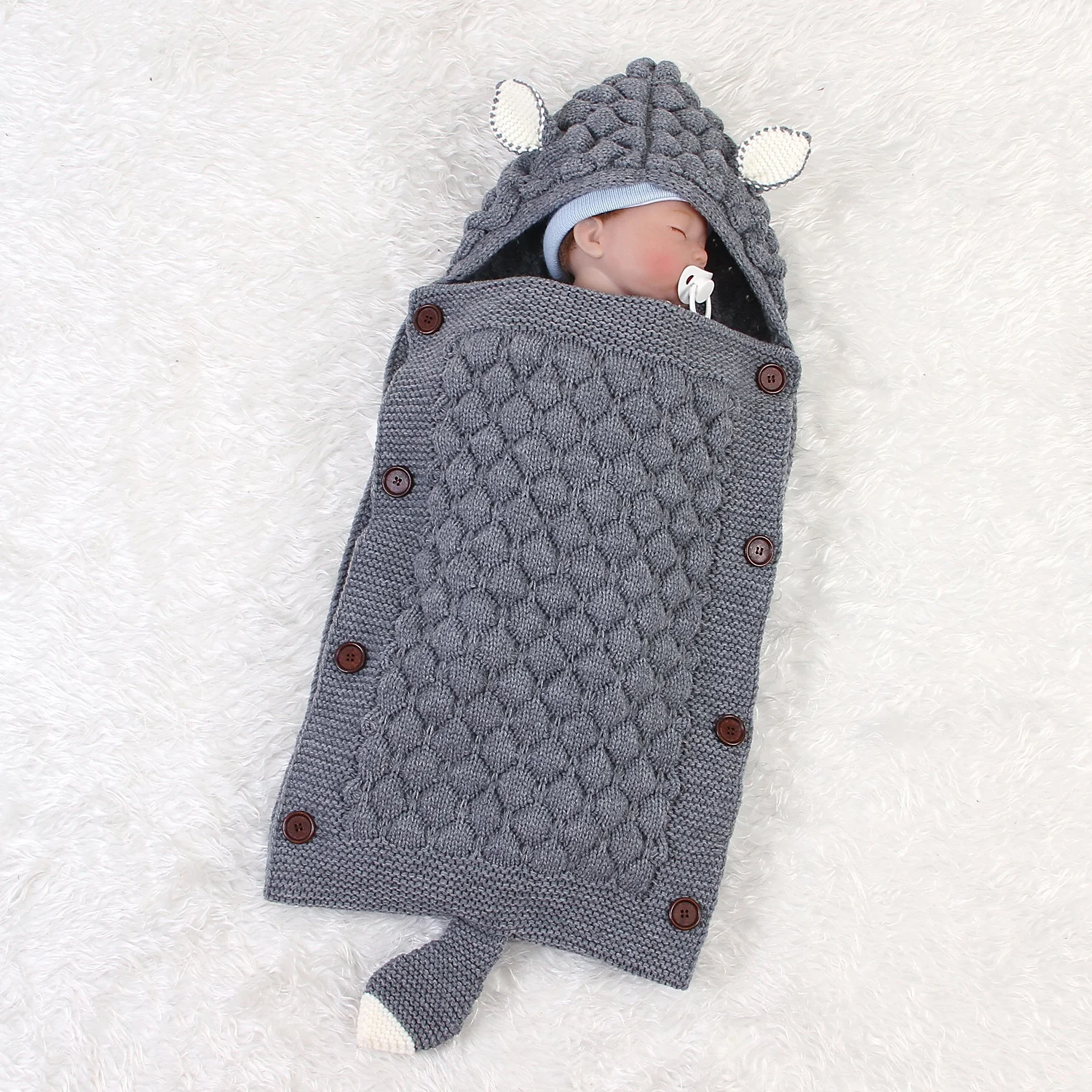 Hot spring and autumn baby sleeping bag cute shape solid color newborn envelope kick - proof quilt
Hot spring and autumn baby sleeping bag cute shape solid color newborn envelope kick - proof quilt
