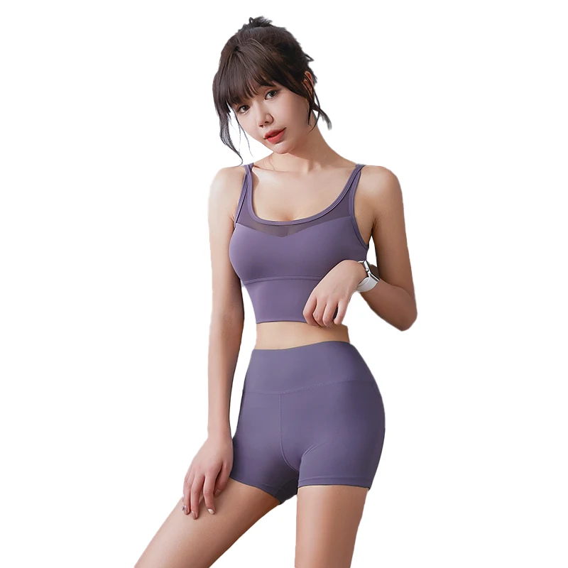 Sexy Tight Gym Women Wear Seamless Fitness Yoga Wear Sports Bra and Shorts Set Eco-friendly Adults Print Quick Dry Breathable, 6 colors
Sexy Tight Gym Women Wear Seamless Fitness Yoga Wear Sports Bra and Shorts Set Eco-friendly Adults Print Quick Dry Breathable, 6 colors