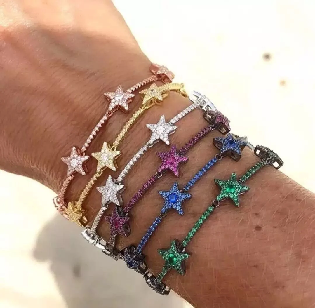 Geometric cz star bar link chain bracelets paved tiny spacking shiny cz stone for woman simple jewelry party wedding gifts
Geometric cz star bar link chain bracelets paved tiny spacking shiny cz stone for woman simple jewelry party wedding gifts