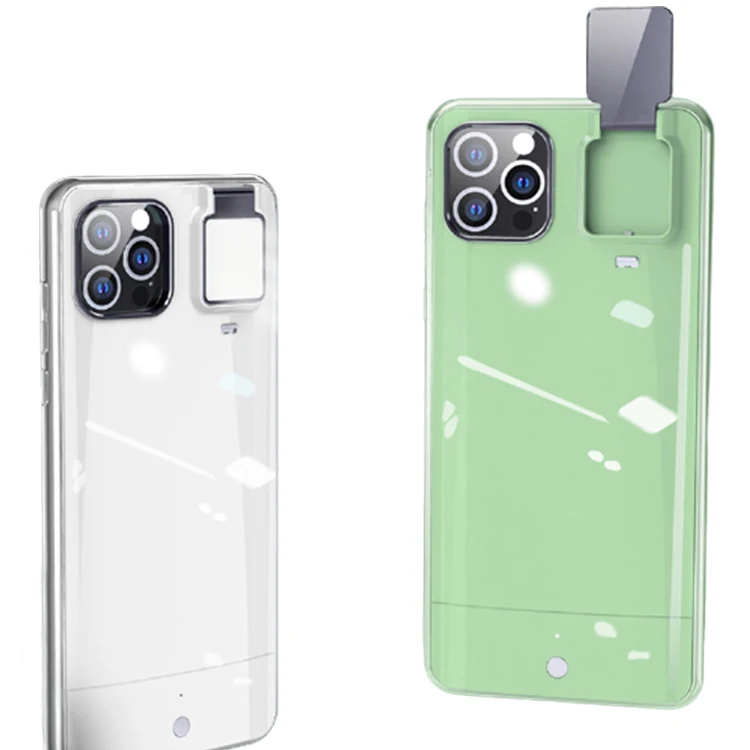 Selfie Ring Fill Light TPU Cell Phone Smart Battery case For iPhone 12 13 Pro Max Mobile Cover, Black / green / pink / white
Selfie Ring Fill Light TPU Cell Phone Smart Battery case For iPhone 12 13 Pro Max Mobile Cover, Black / green / pink / white