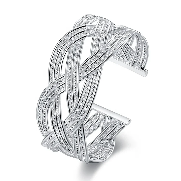 Fashion design quality women 925 sterling silver cuff bracelet for anniversary/gift/party
Fashion design quality women 925 sterling silver cuff bracelet for anniversary/gift/party