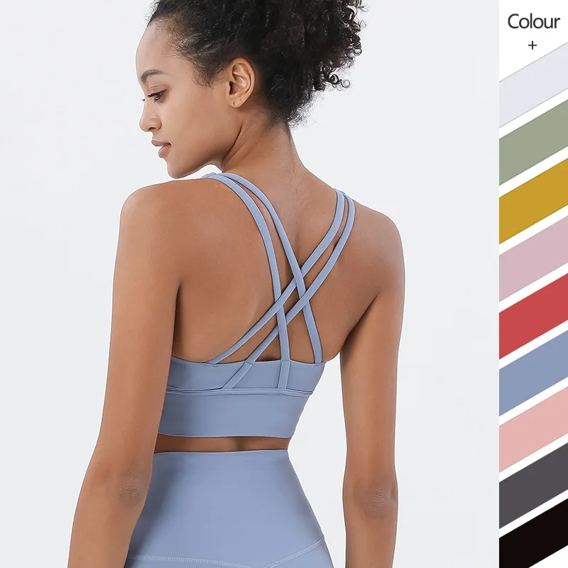 Classic crossover back 6 colors High Quality Women'S Fitness Sexy Yoga Wear Activewear soft bra For Women Yoga Sports Bra, As picture
Classic crossover back 6 colors High Quality Women'S Fitness Sexy Yoga Wear Activewear soft bra For Women Yoga Sports Bra, As picture