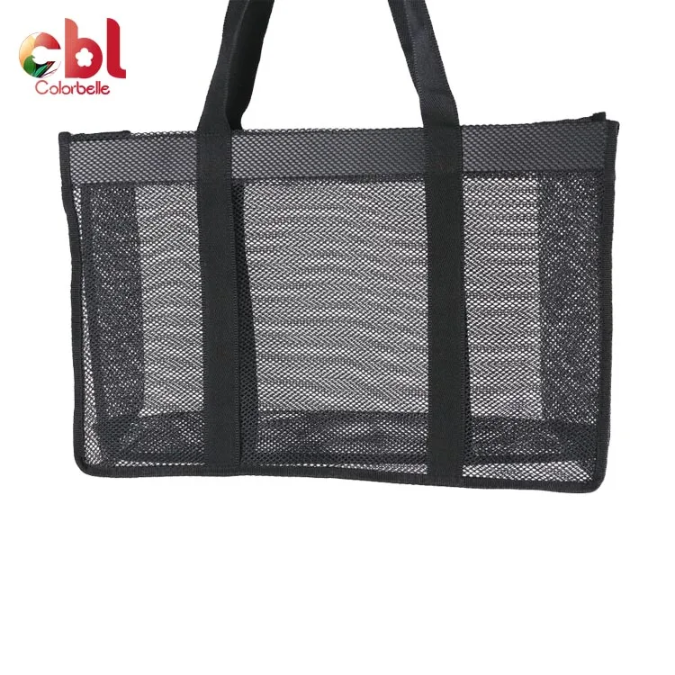 Custom Outdoor Transparent Mesh Shopping Bag Nylon Mesh Beach Bag Mesh Travel Handbag, Black
Custom Outdoor Transparent Mesh Shopping Bag Nylon Mesh Beach Bag Mesh Travel Handbag, Black