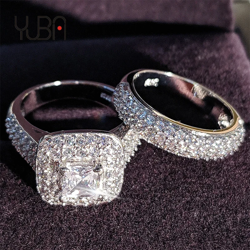 Trendy Luxury 925 Silver Plated Wedding Ring Set Band For Bridal Girls And Women Ladies Love Couple Pair Jewelry Ring
Trendy Luxury 925 Silver Plated Wedding Ring Set Band For Bridal Girls And Women Ladies Love Couple Pair Jewelry Ring