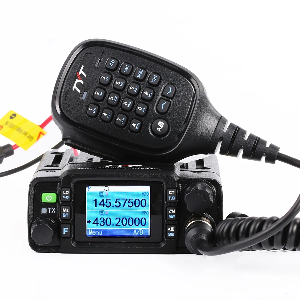 

IP67 waterproof mini mobile radio 25 watts TYT TH-8600 two way radio 144-148MHz/420-450MHz Amateur Car Mobile Transceiver