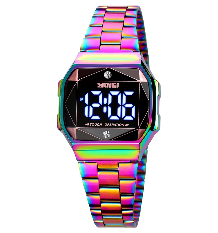 New Arrival Skmei 1797 Digital Touch Screen Electronic LED Watch Hot Selling Led Touch Operation Ladies Digital Watch
New Arrival Skmei 1797 Digital Touch Screen Electronic LED Watch Hot Selling Led Touch Operation Ladies Digital Watch