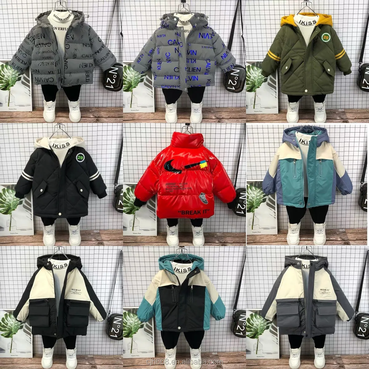 2020 top factory direct children's long coat bright blue monogram print boys winter jacket fashion warm children's coat
2020 top factory direct children's long coat bright blue monogram print boys winter jacket fashion warm children's coat