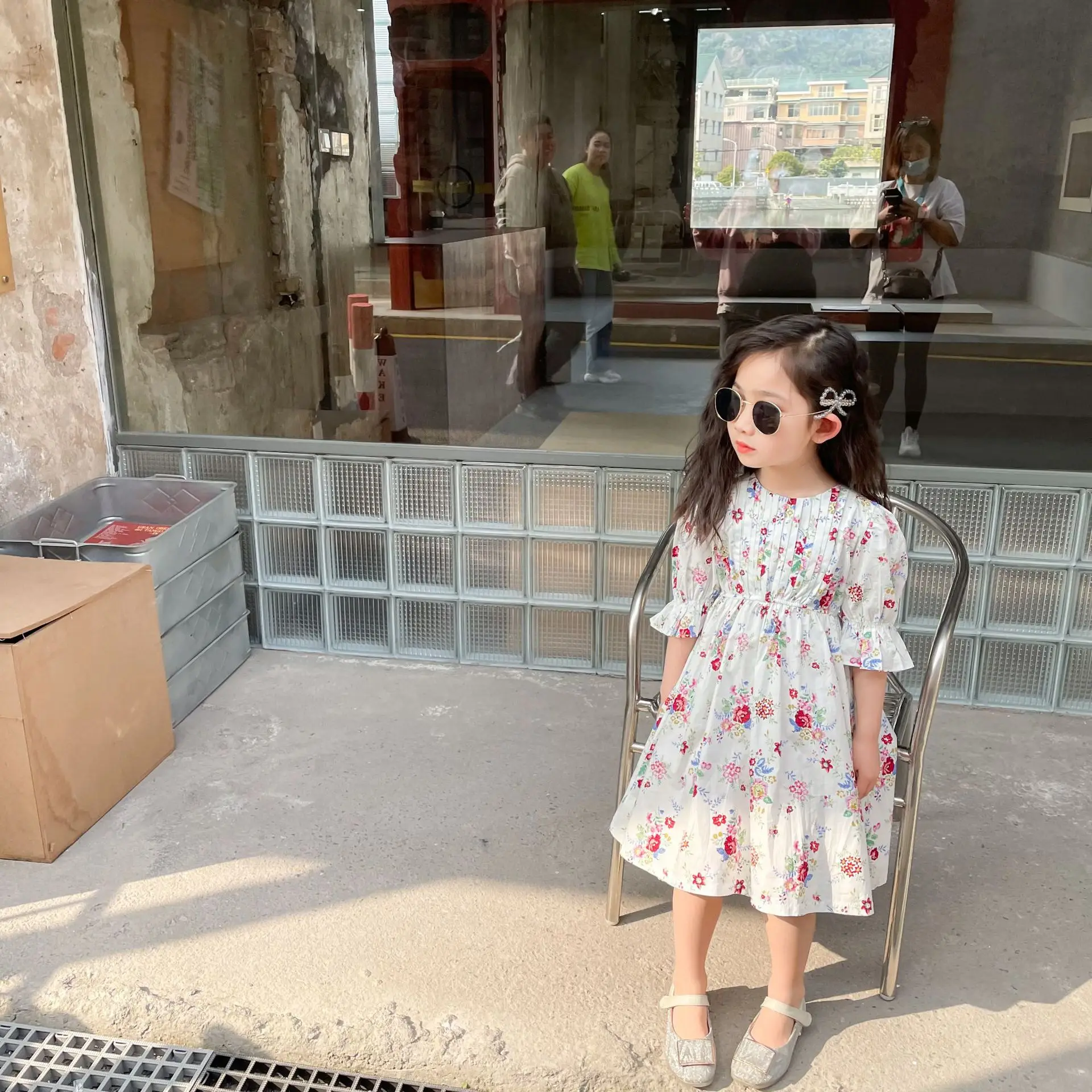 Baby Flower Printed Dress Girls Kids Floral Cotton Dress Girls New Arrivals Korean Dress
Baby Flower Printed Dress Girls Kids Floral Cotton Dress Girls New Arrivals Korean Dress