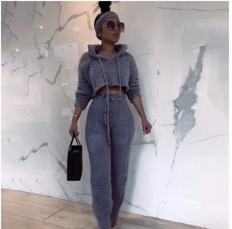 2020 Fall Winter Long Sleeve Casual Cozy Hoodie Pajamas Women Cotton Sleepwear Knit Fuzzy Two Piece Lounge Wear Set
2020 Fall Winter Long Sleeve Casual Cozy Hoodie Pajamas Women Cotton Sleepwear Knit Fuzzy Two Piece Lounge Wear Set
