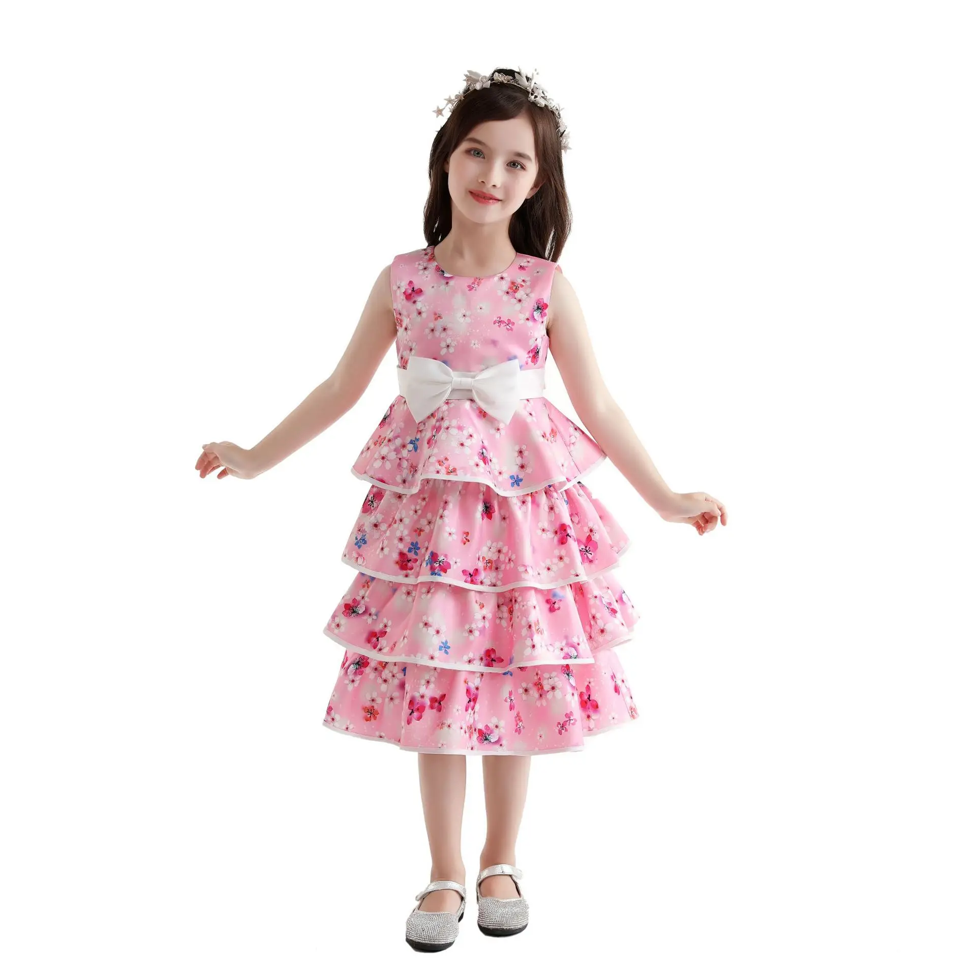 2021 Summer Chiffon Kids Dresses Flower Girl Dresses Floral Children Clothing Princess Party Dress for Girls Clothes
2021 Summer Chiffon Kids Dresses Flower Girl Dresses Floral Children Clothing Princess Party Dress for Girls Clothes