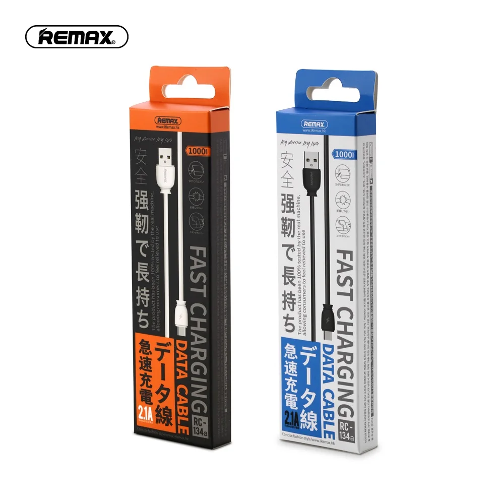Remax 5pin data cable RC-134m for micro USB mobile cable USB2.0 for micro 
Remax 5pin data cable RC-134m for micro USB mobile cable USB2.0 for micro