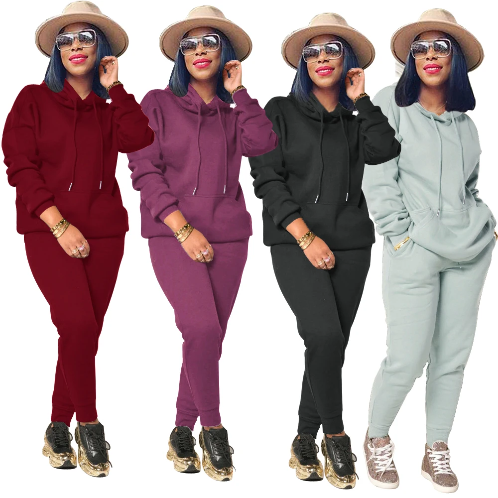 2021 fall fashion sweat sets solid color long sleeves sets loose casual wholesale joggers and hoodie set women
2021 fall fashion sweat sets solid color long sleeves sets loose casual wholesale joggers and hoodie set women