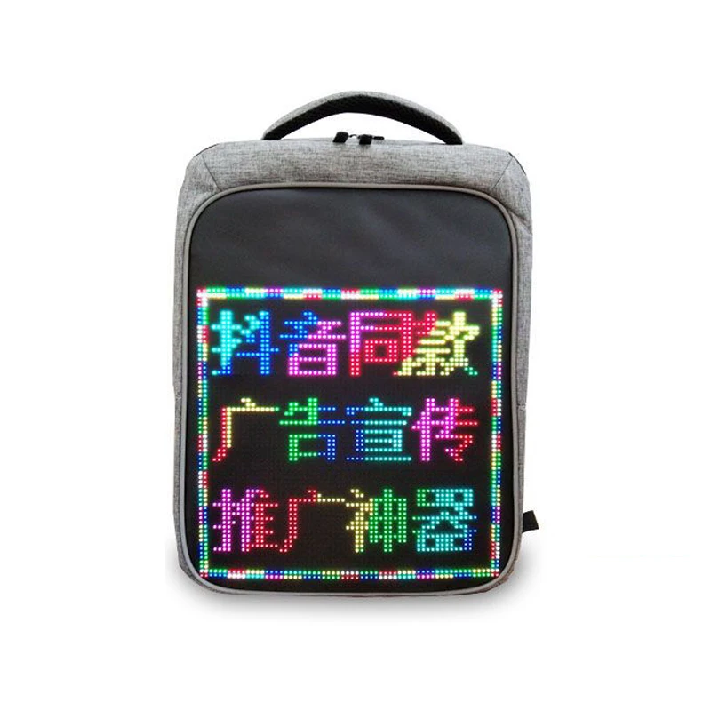DIY Fashion Waterproof Graffiti Ligh up School Travel 15.6 Laptop Daypack Bag Colorful LED Sign Panel Smart WiFi LED Backpack, Blue,black, gray
DIY Fashion Waterproof Graffiti Ligh up School Travel 15.6 Laptop Daypack Bag Colorful LED Sign Panel Smart WiFi LED Backpack, Blue,black, gray