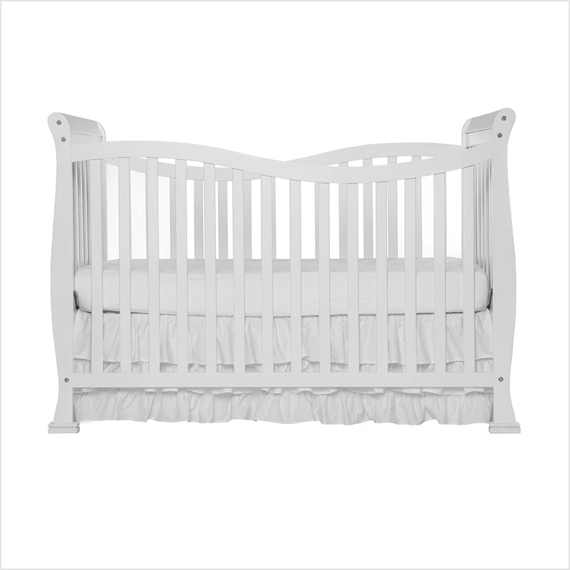 Premium Solid Wood Children Canton 4 In 1 Convertible Baby Bed Cot