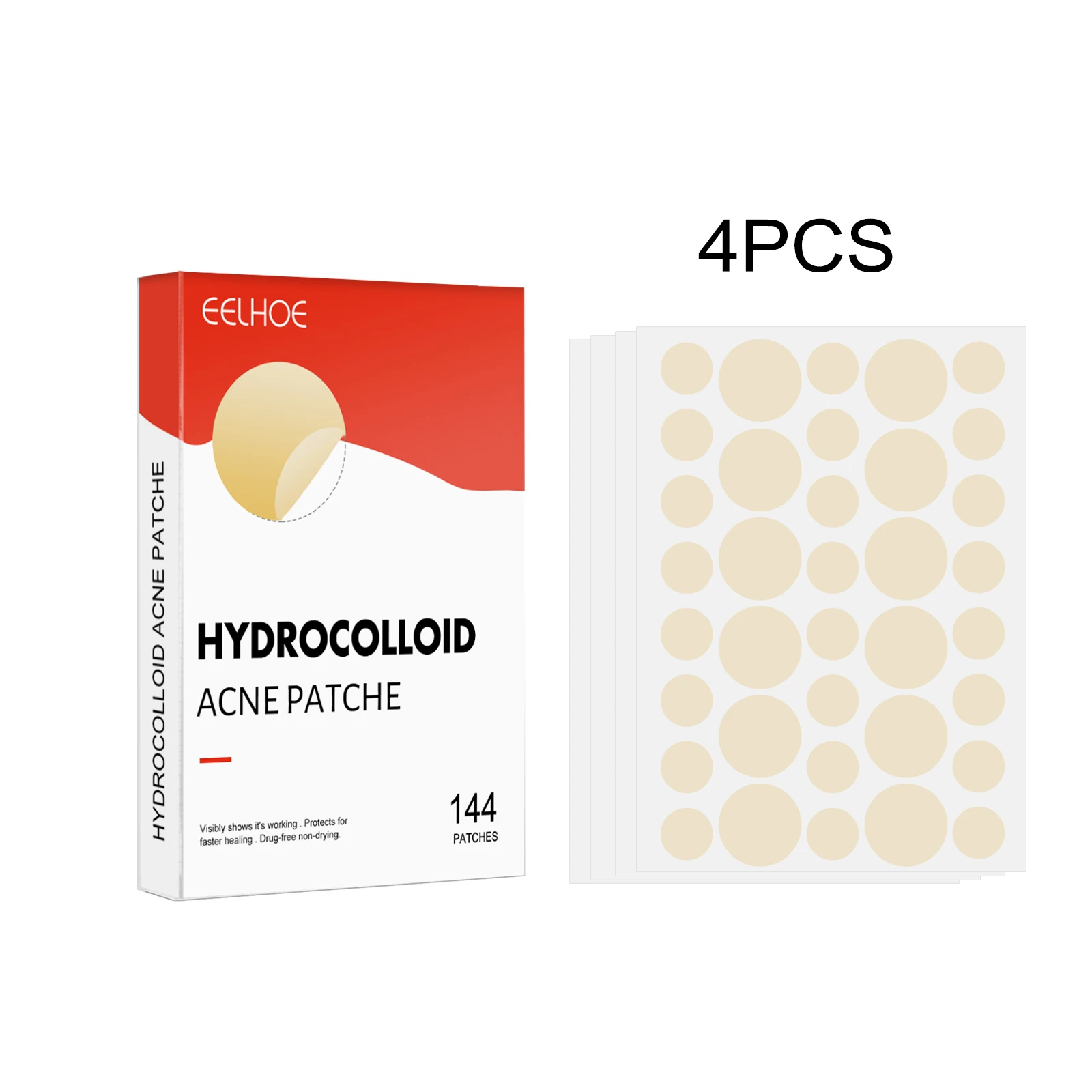 eelhoe hydrocolloid acne patch invisible acne patch clean acne waterproof breathable muscle repair patch K1, As photo
eelhoe hydrocolloid acne patch invisible acne patch clean acne waterproof breathable muscle repair patch K1, As photo