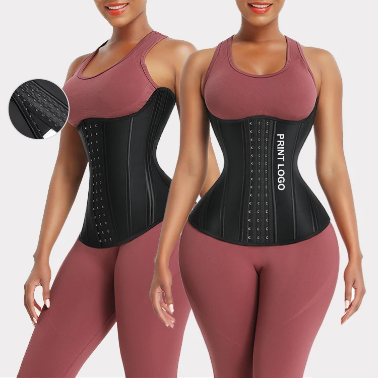 Custom Logo 14 Steel Boned Adjustable Hooks Waist Trainer Latex Corset Waist Trimmer, As shown
Custom Logo 14 Steel Boned Adjustable Hooks Waist Trainer Latex Corset Waist Trimmer, As shown