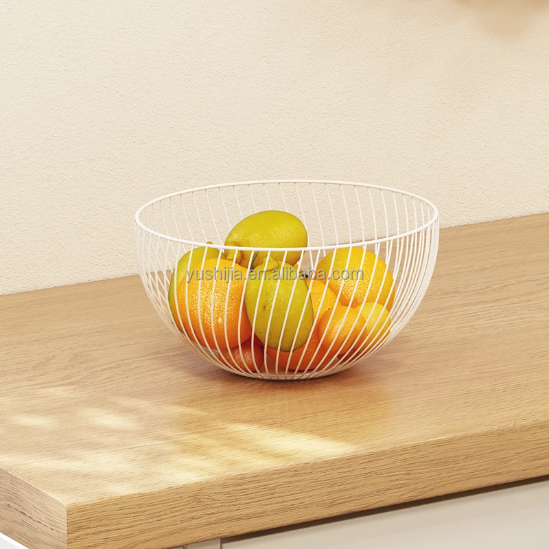Yushijia top seller Kitchen stand mesh white wrought onion storage wire fruit iron basket, White or black
Yushijia top seller Kitchen stand mesh white wrought onion storage wire fruit iron basket, White or black
