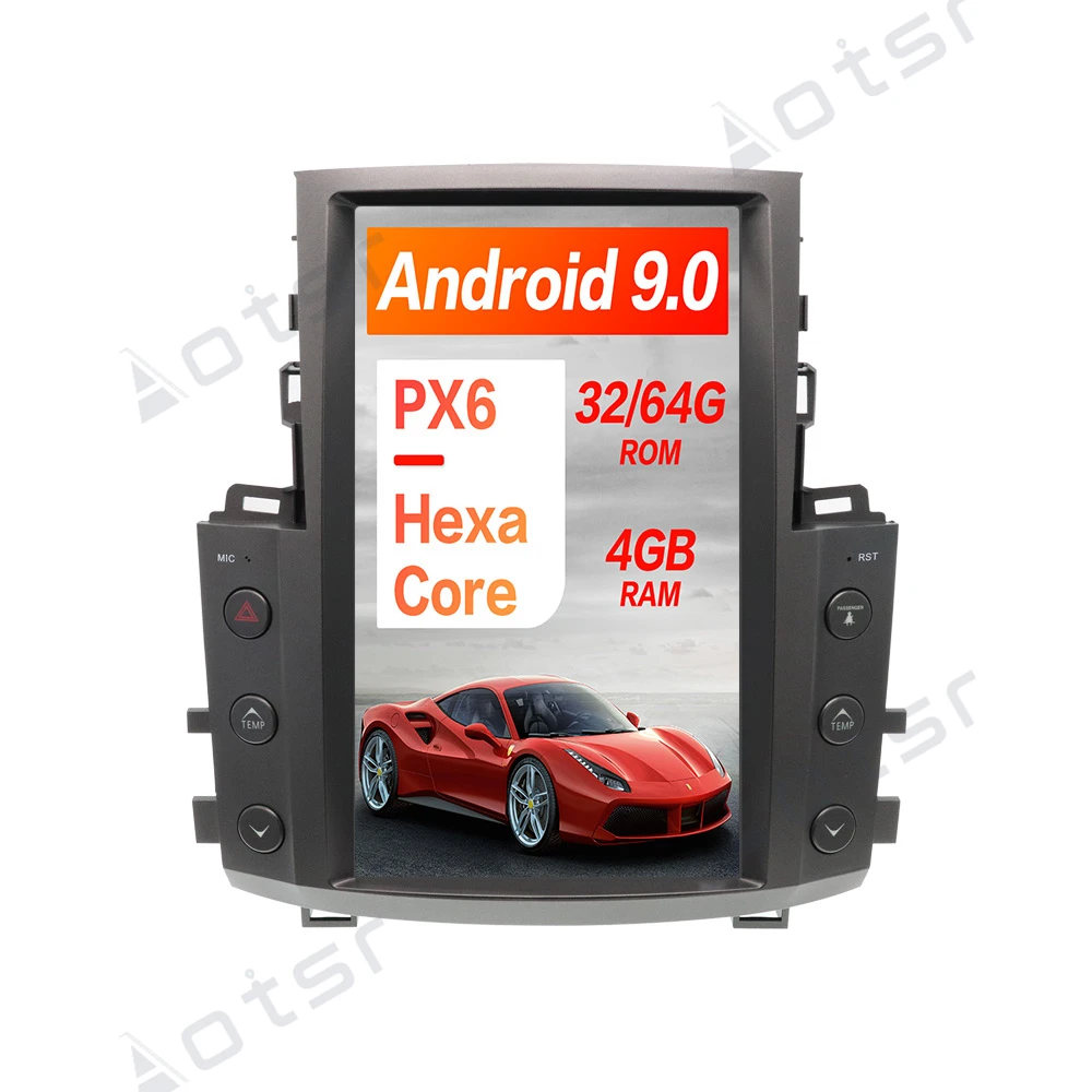13.6 inch Tesla Screen Android 9.0 multimedia Car Radio Player GPS Navigation For Lexus LX570 2007-2015, Silver gray
13.6 inch Tesla Screen Android 9.0 multimedia Car Radio Player GPS Navigation For Lexus LX570 2007-2015, Silver gray
