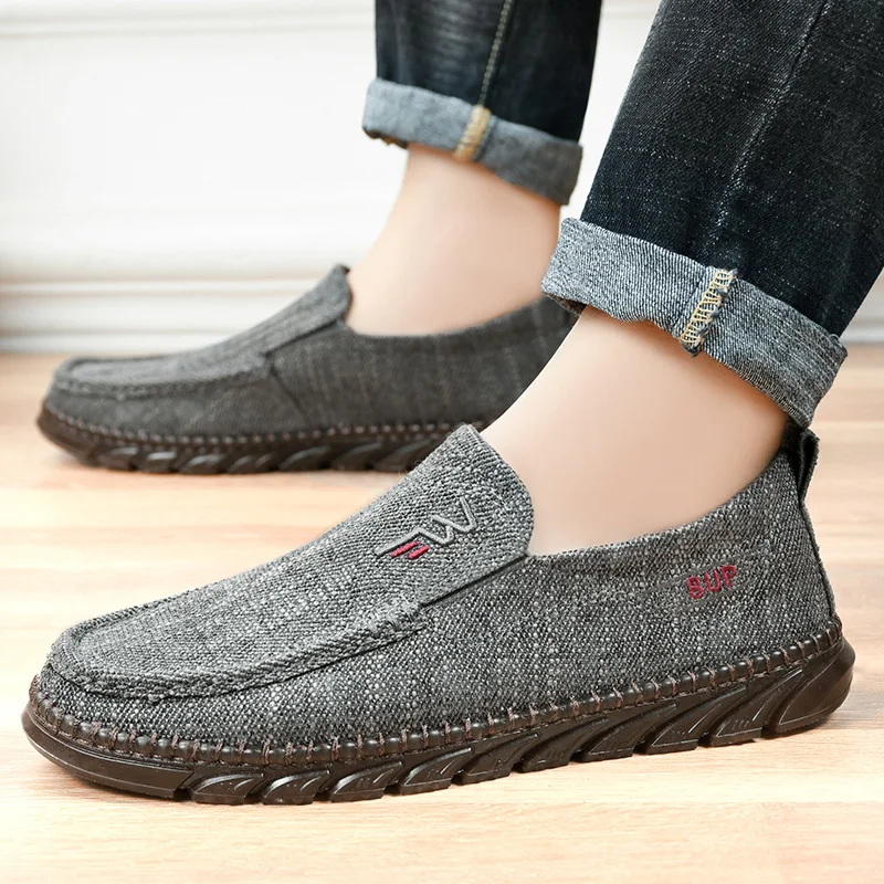 2167 Lightweight Slip On Non Slip Walking Canvas Trendy Black Sneakers Custom Running Shoes Men, Grey
2167 Lightweight Slip On Non Slip Walking Canvas Trendy Black Sneakers Custom Running Shoes Men, Grey