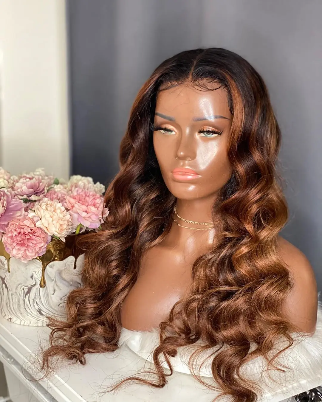 Swiss Lace Natural Loose Wave Brazilian Human Hair Lace Front Wigs With Baby Hair 
Swiss Lace Natural Loose Wave Brazilian Human Hair Lace Front Wigs With Baby Hair