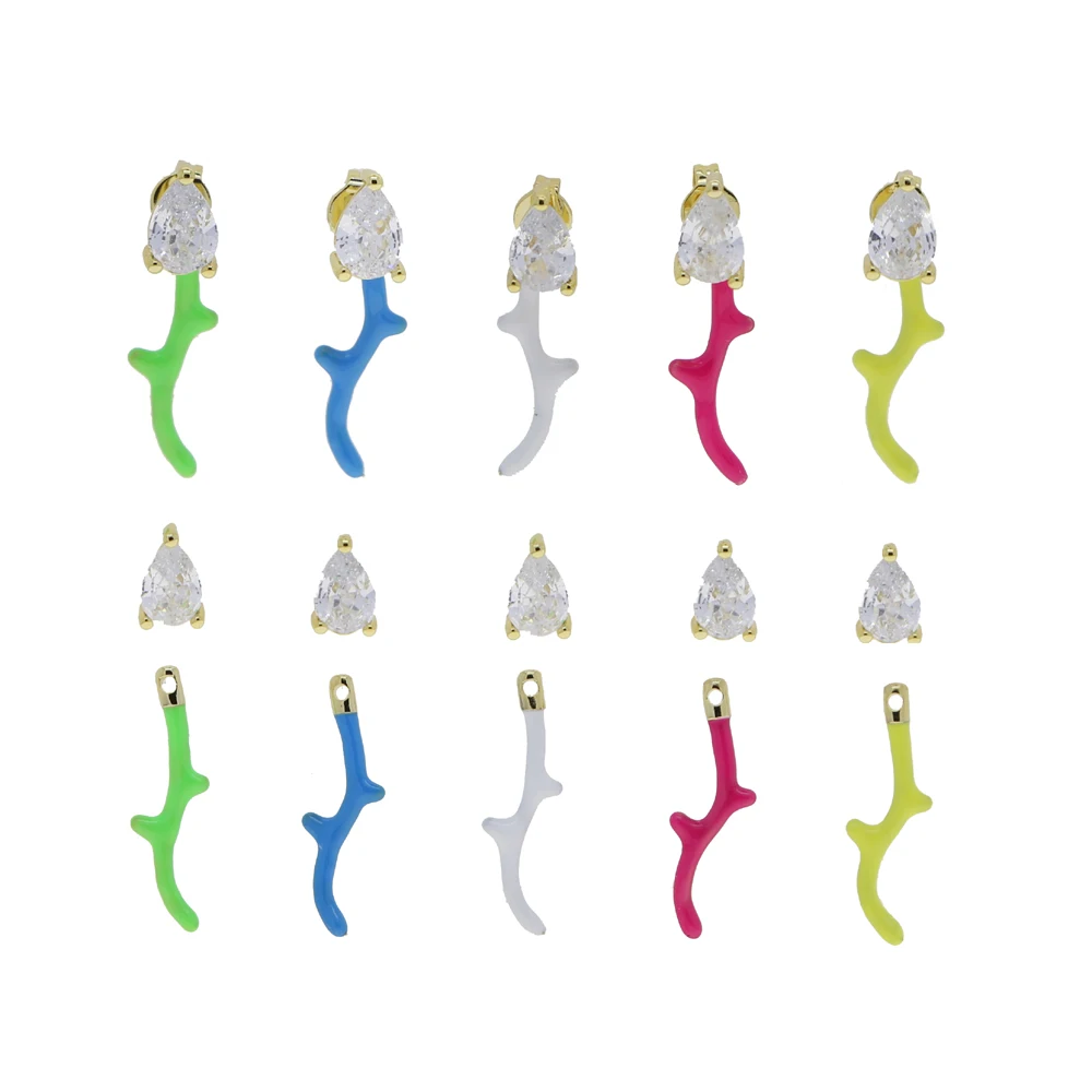 Summer Trendy Yellow Red Blue Bright Color Enamel Earrings Big CZ Diamond Snake Drop Stud Earrings, Picture
Summer Trendy Yellow Red Blue Bright Color Enamel Earrings Big CZ Diamond Snake Drop Stud Earrings, Picture