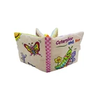 First Cloth 0-6 Months Baby First Educational Forest Book Cloth English Learning Animal Baby Cloth Books For Kids