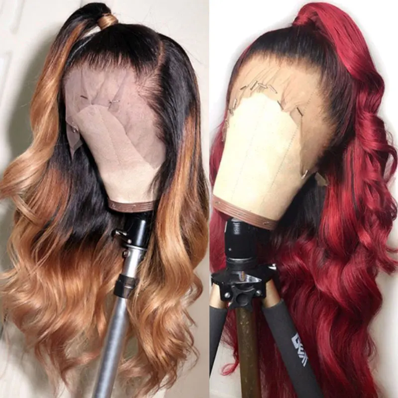 Brazilian Body Wave Wig 13x4 Colored Human Hair Wigs Ombre Black Burgundy Blonde Lace Front Human Hair Wig Natural Remy
Brazilian Body Wave Wig 13x4 Colored Human Hair Wigs Ombre Black Burgundy Blonde Lace Front Human Hair Wig Natural Remy