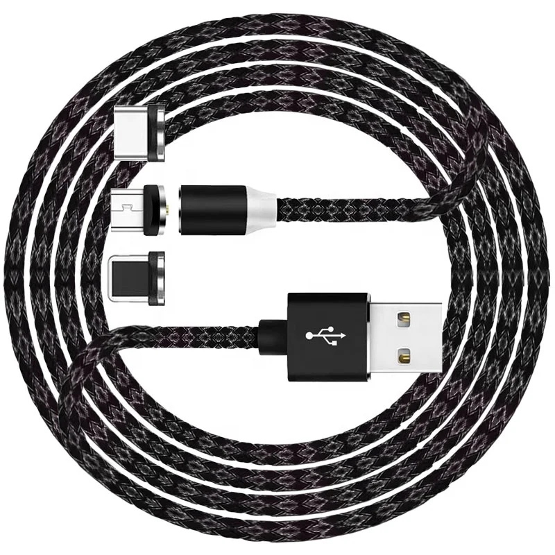 3 in 1 magnet Data Cable 2.1A Fast charging Magnetic USB cable for iphone micro type c Data USB cable
3 in 1 magnet Data Cable 2.1A Fast charging Magnetic USB cable for iphone micro type c Data USB cable