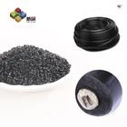 Plastic raw material LDPE/HDPE/PP granules plastic black color masterbatch for film blowing