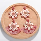 Abalone Paua White Abalone Shell Flower Paua Genuine Shell Jewelry Earring