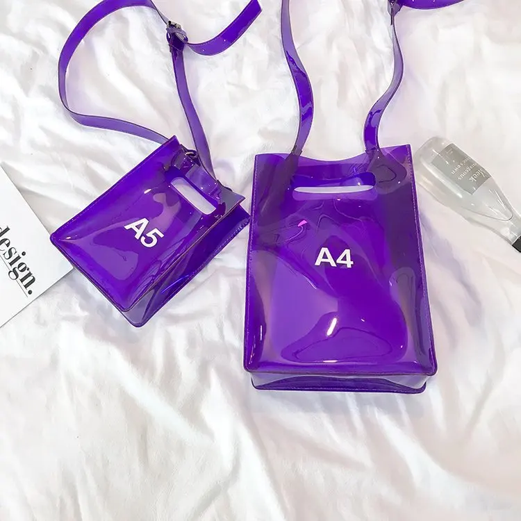 Fashion Clear infantiles de peluche 2022 handbag purses purple clear PVC fabric crossbody bag cheap ladies handbags
Fashion Clear infantiles de peluche 2022 handbag purses purple clear PVC fabric crossbody bag cheap ladies handbags