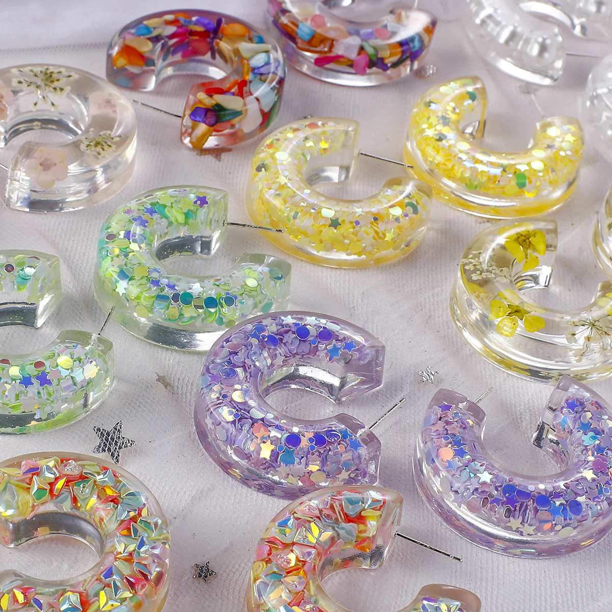 AL006 C-shaped Transparent Colorful Acrylic Hoop Earrings For Women Earrings Flower
AL006 C-shaped Transparent Colorful Acrylic Hoop Earrings For Women Earrings Flower