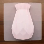 Reusable Suction Environmental Lightweight Magic Silicone Vase Wall Mount Flower Decoration Vase for Home