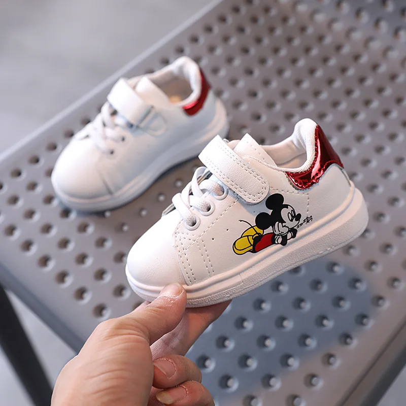 Latest Style Spring Autumn kids Cartoon white leather Sneakers Mickey Mouse casual Shoes for Kids, Red blue black
Latest Style Spring Autumn kids Cartoon white leather Sneakers Mickey Mouse casual Shoes for Kids, Red blue black