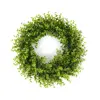 Hot sale new design dried flower preserved boxwood wreath wreath for sale