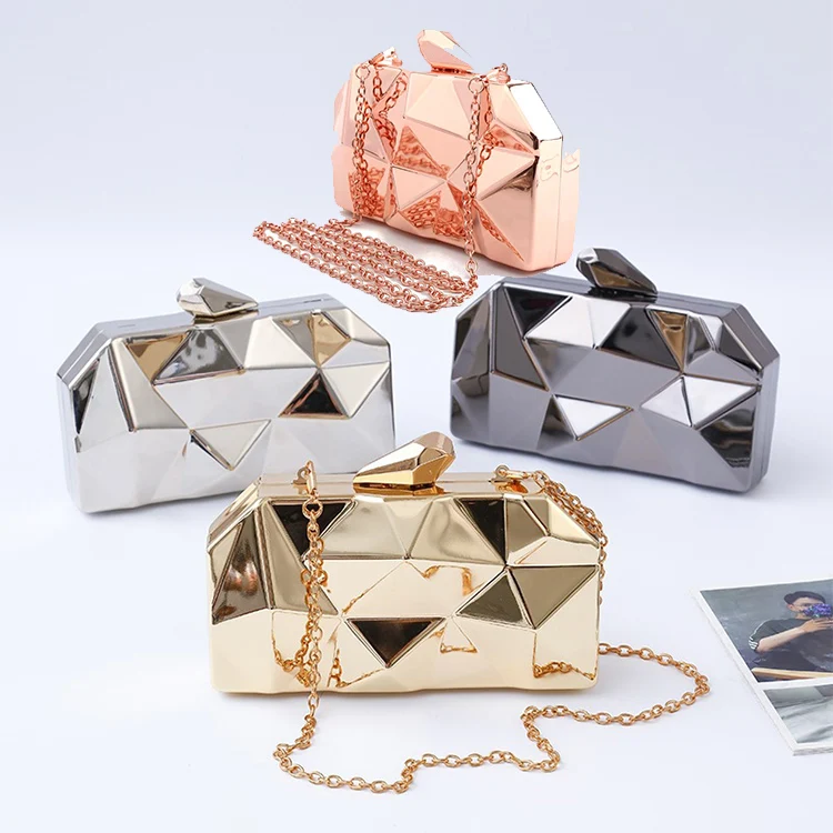 Wholesale 2021 New Luxury Designer Clutch Handbags Diamond Irregular Chain Clutch Metal Purse Dinner Bag Evening Bags
Wholesale 2021 New Luxury Designer Clutch Handbags Diamond Irregular Chain Clutch Metal Purse Dinner Bag Evening Bags