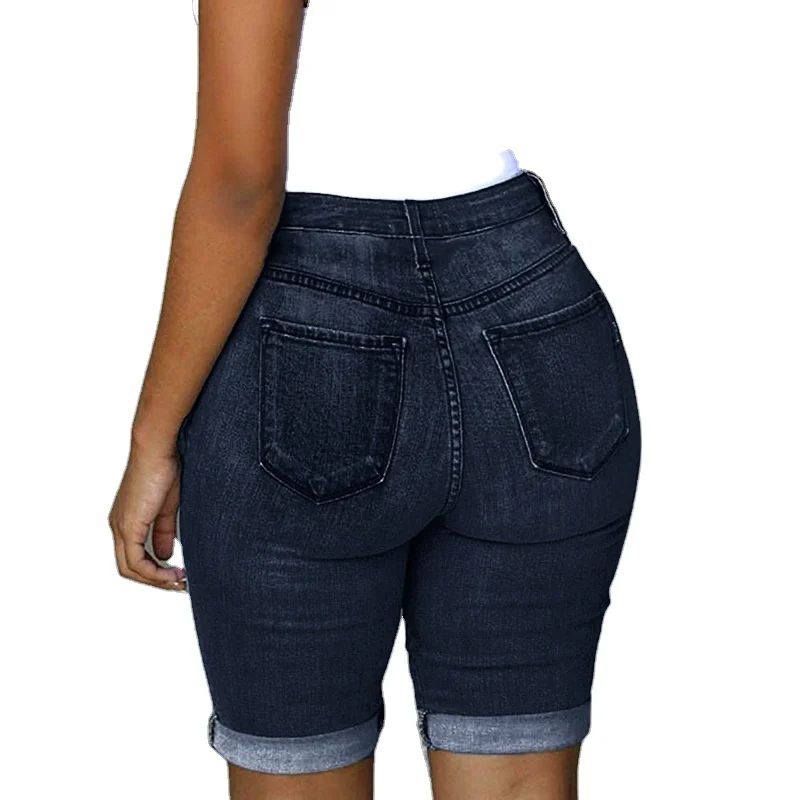 Wholesale Custom Design Skinny Ripped Holes Knee Length Short Women Tight Jeans Short Bermuda Denim Pants
Wholesale Custom Design Skinny Ripped Holes Knee Length Short Women Tight Jeans Short Bermuda Denim Pants