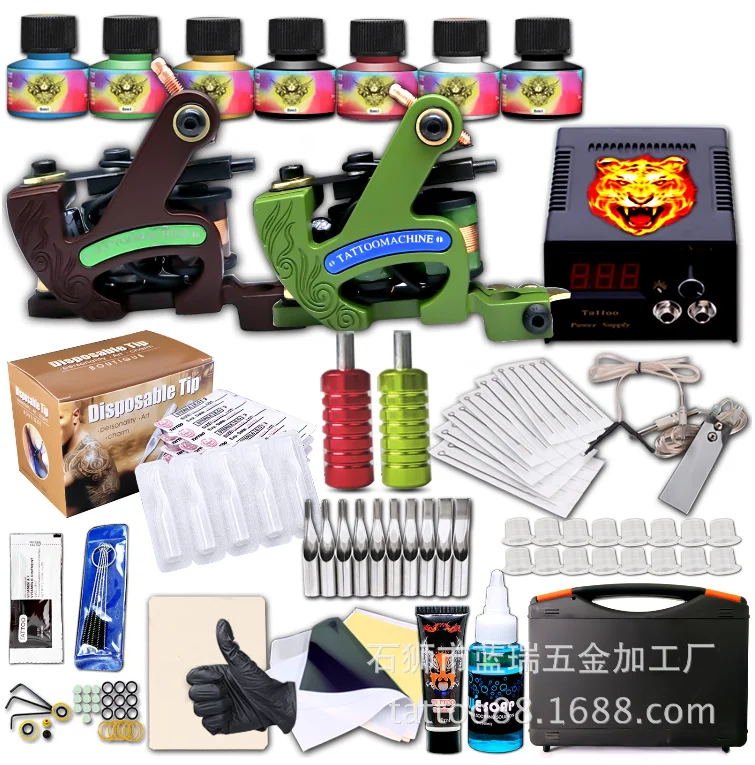 Ghostaxe Professional Complete Tattoo Machine Kit Include 2 Pcs Machines tattoo machine set
Ghostaxe Professional Complete Tattoo Machine Kit Include 2 Pcs Machines tattoo machine set