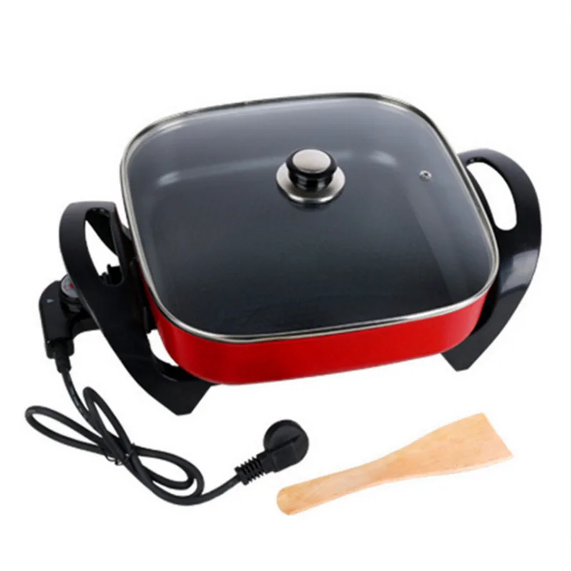 High quality new design electronic cooking pots cookware set multifunctional household cooking square hot pot, Red
High quality new design electronic cooking pots cookware set multifunctional household cooking square hot pot, Red