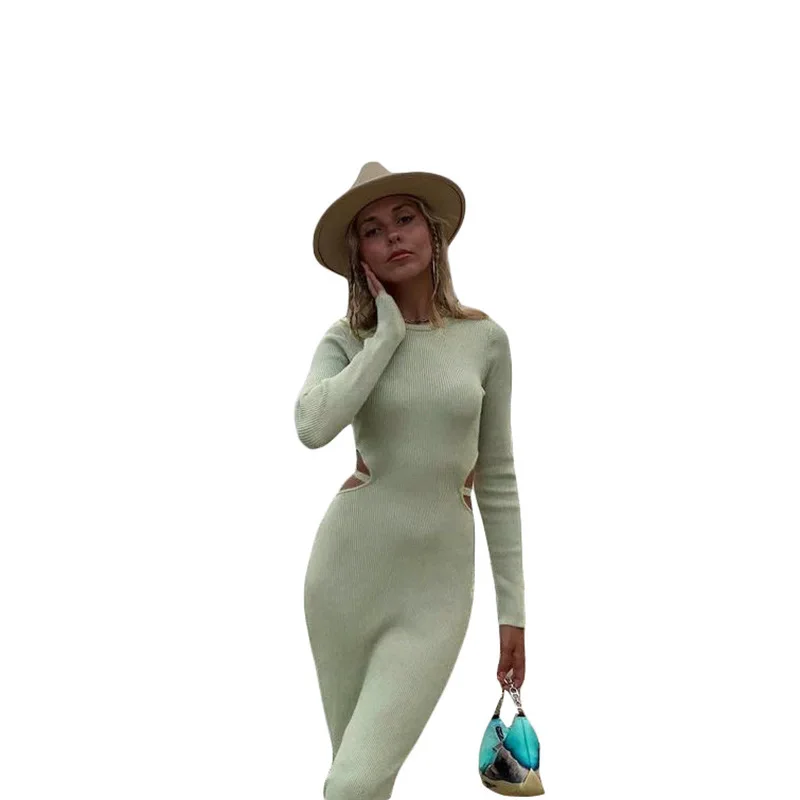 2021 Autumn New Fashion Long Sleeve Round Neck Strap Backless Sexy Slim Butt Wrap Dress Casual Elegant Woman Dress
2021 Autumn New Fashion Long Sleeve Round Neck Strap Backless Sexy Slim Butt Wrap Dress Casual Elegant Woman Dress