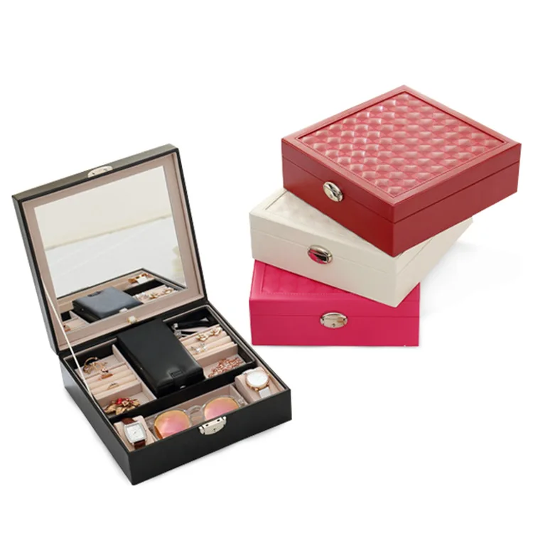 Hot Sale High Quality Classic Design Style Leather Jewelry Case With S Mini Portable Travel Jewelry Box, Pink/white/black
Hot Sale High Quality Classic Design Style Leather Jewelry Case With S Mini Portable Travel Jewelry Box, Pink/white/black
