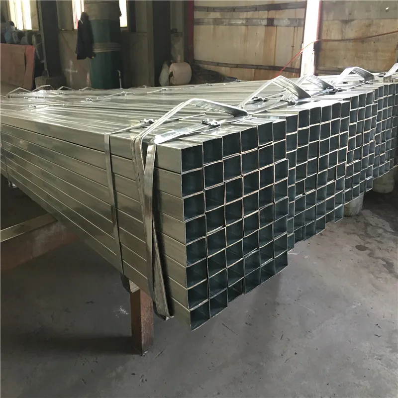 Cold Rolled Pre Galvanized Welded Square / Rectangular Steel Pipe/Tube/Hollow Section
