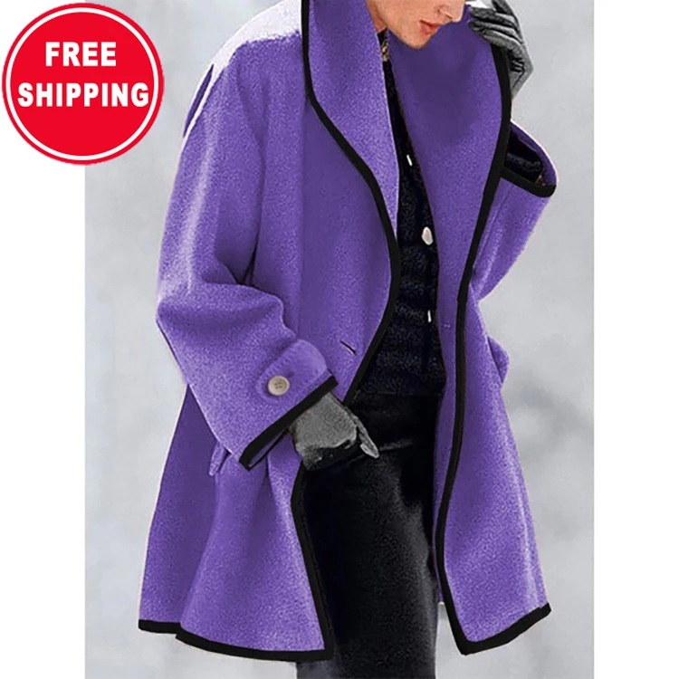 Fashion autumn winter plus size women's coats multicolor round neck loose Solid color hooded woolen women's coats
Fashion autumn winter plus size women's coats multicolor round neck loose Solid color hooded woolen women's coats
