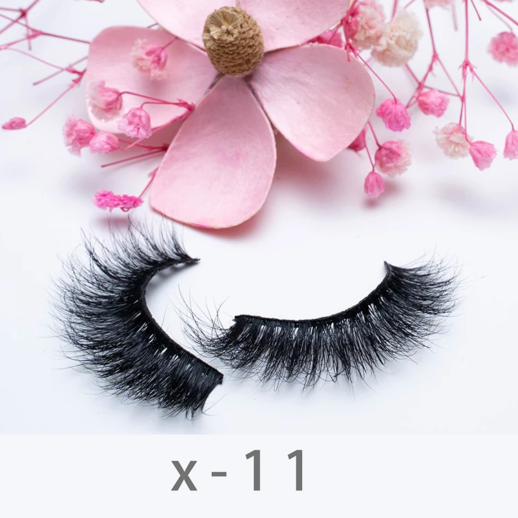 X 2020 natural multilayer real mink eyelashes Private Label strip lashes false eyelash extensions packing venders, Black
X 2020 natural multilayer real mink eyelashes Private Label strip lashes false eyelash extensions packing venders, Black