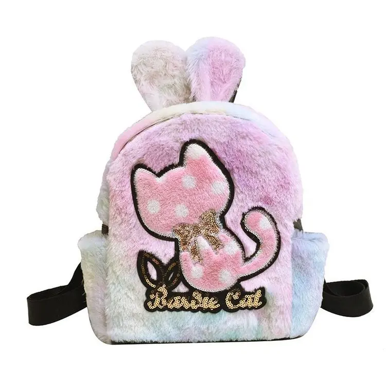 2021 New Shine Plush Rabbit Ear Backpack Shoulder Bag Wool Cute School Bag For women Teenage Girl Children Backpacks Travel Bag
2021 New Shine Plush Rabbit Ear Backpack Shoulder Bag Wool Cute School Bag For women Teenage Girl Children Backpacks Travel Bag