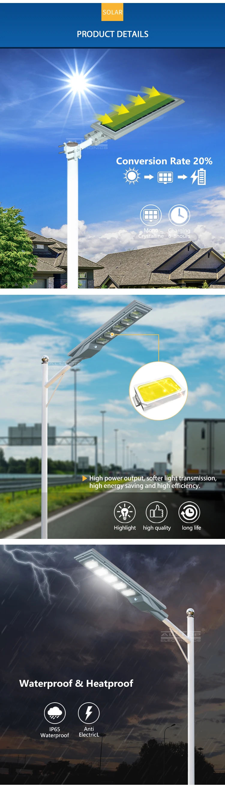 outdoor solar lights lamp functional manufacturer-11
