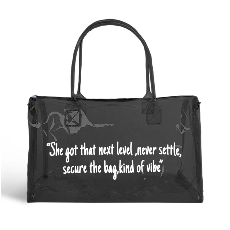 Transparent foldable transparent waterproof design custom logo overnight luggage gym women's luggage travel bag
Transparent foldable transparent waterproof design custom logo overnight luggage gym women's luggage travel bag