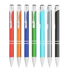 Wholesale aluminium metal ballpoint pen high quality with custom logo