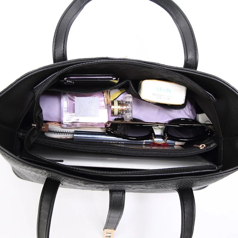 Manufacturers femme fashion trending shoulder bag 3pcs purses set ladies luxury handbags for women
Manufacturers femme fashion trending shoulder bag 3pcs purses set ladies luxury handbags for women